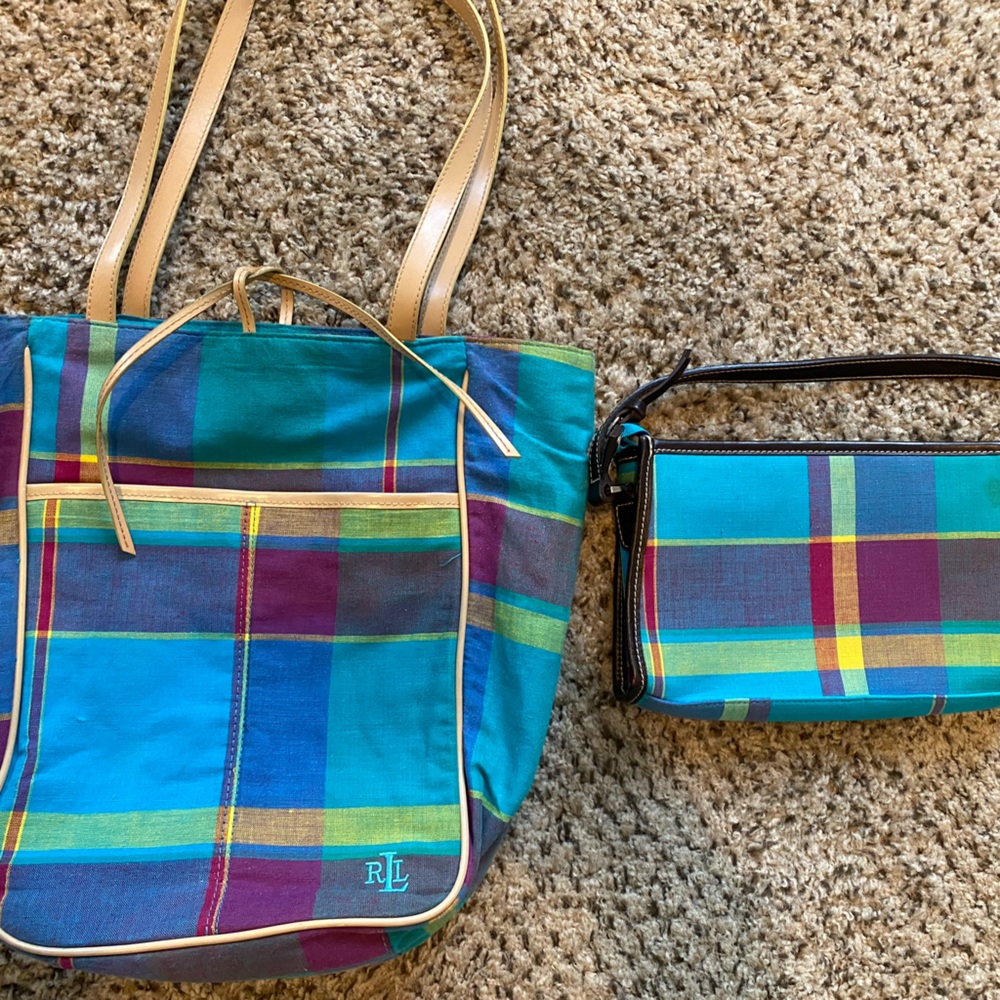 Ralph Lauren Ladies Matching Tote bag and handbag
